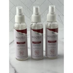 (Pack of 3) Rooted Rituals Ginger Root and Mint Pre-Shampoo Root Rinse 5.7 oz